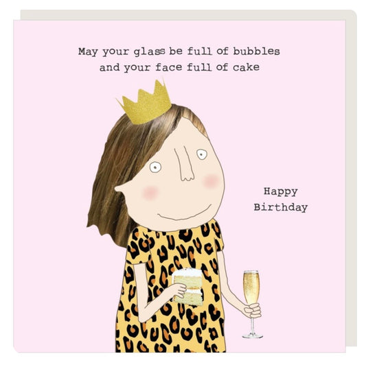Bubbles & cake by Rosie made a thing