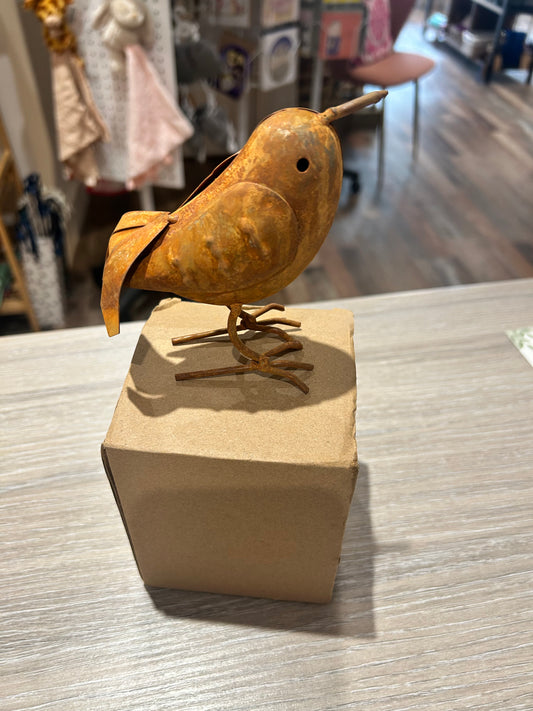Metal Garden Robin Ornament