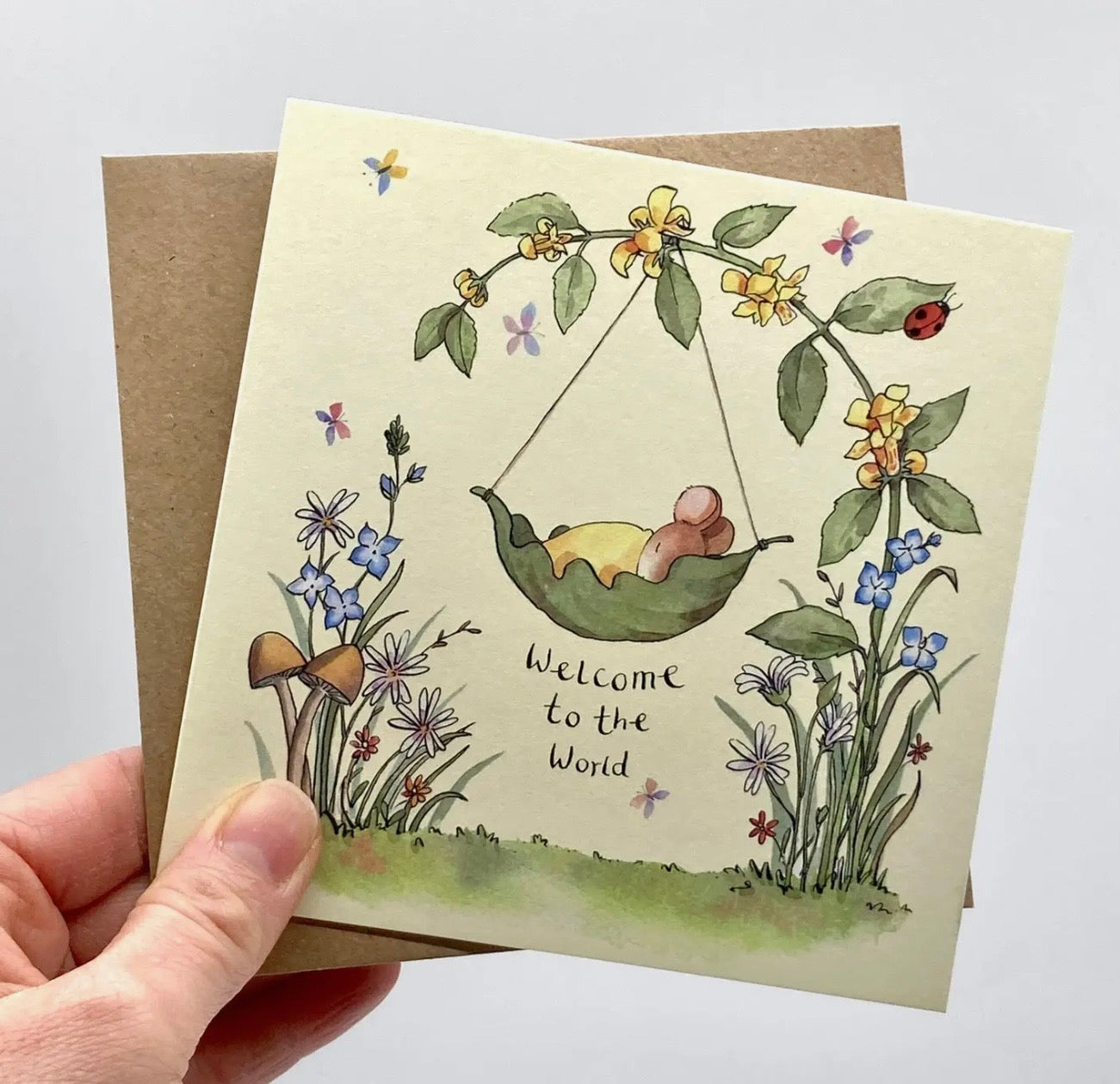 Mouse New Baby - Card