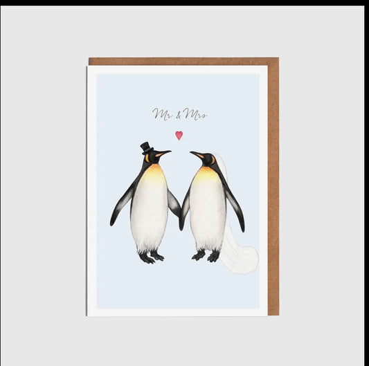 Mr and Mrs Penguin Wedding/Congratulations
