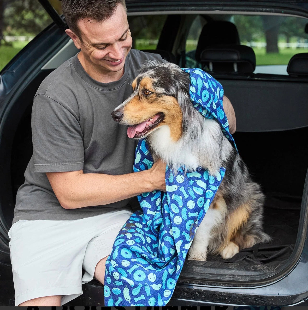 Dock & Bay Dog Towel - a dogs dinner