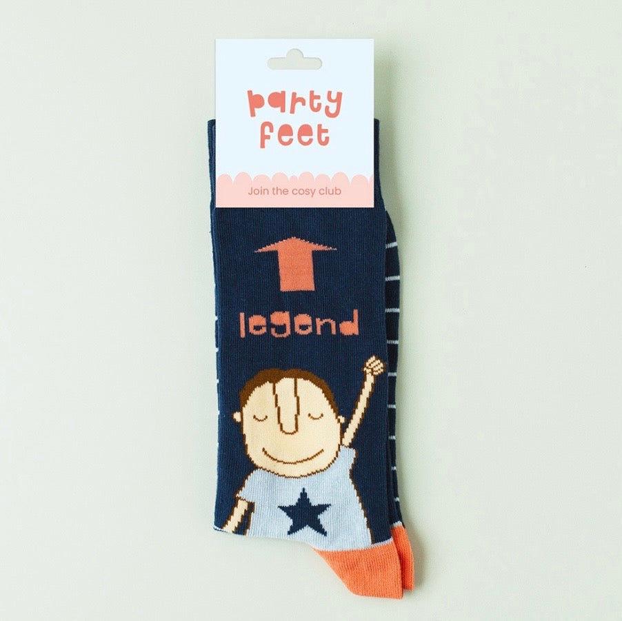 Men’s Fun Socks- Legend - Uk size 7-12
