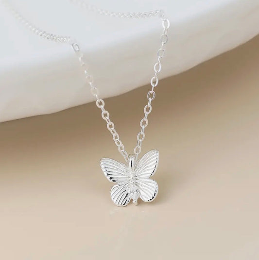 Sterling Silver Butterfly Necklace