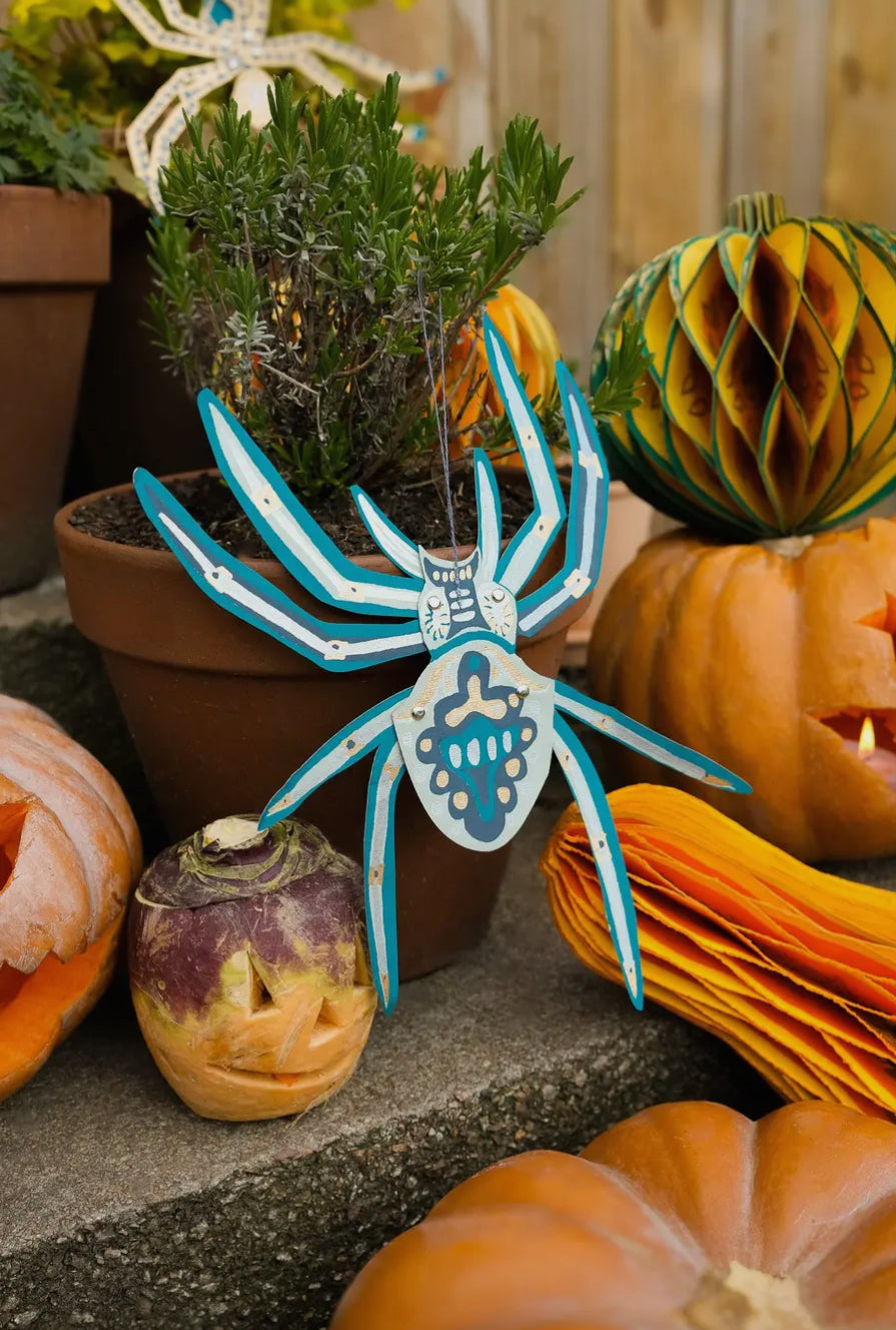 Printed Paper Hanging Ornament No.14 Spiders