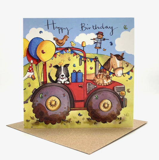 Farmyard Birthday Card - Ink & Snail Designs
