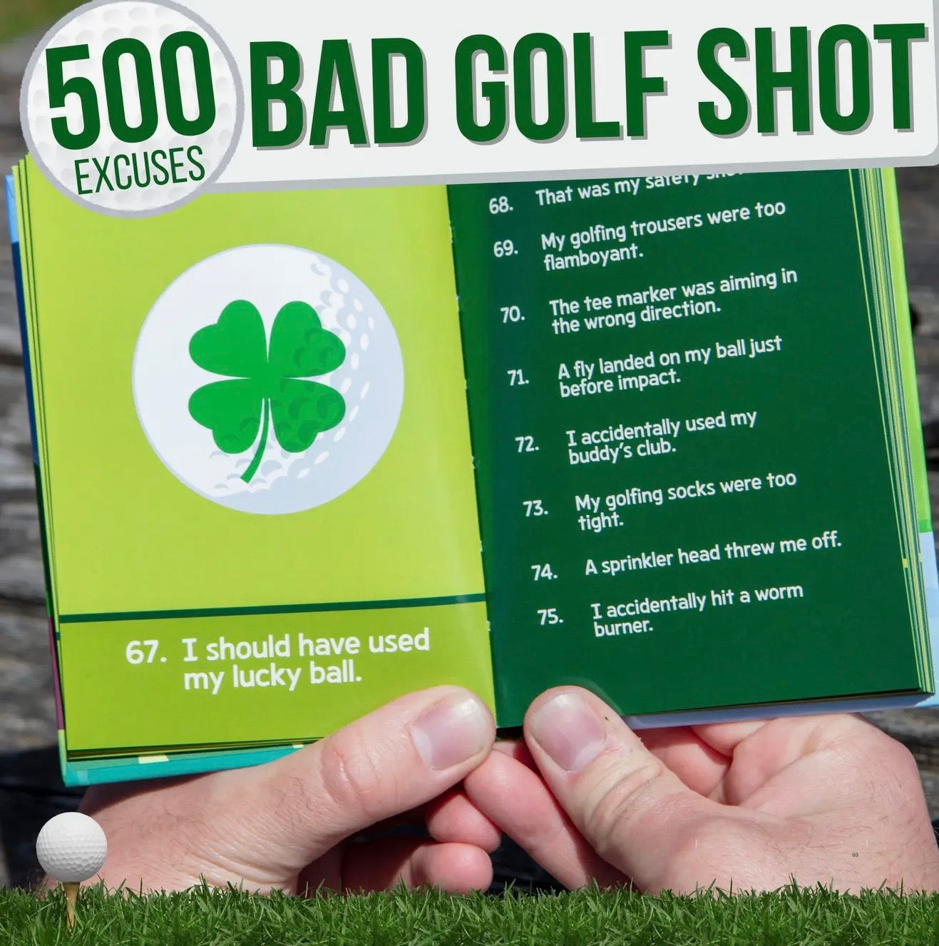 500 Excuses for a bad golf shot