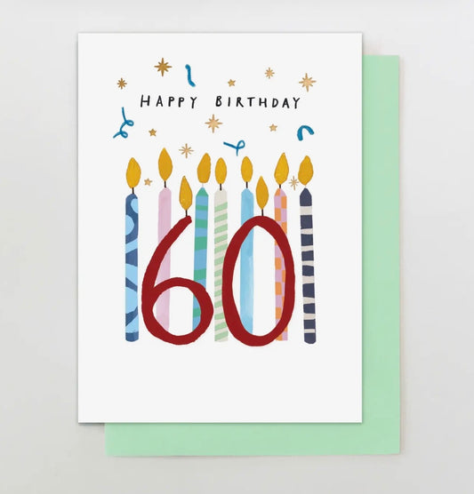 60th Birthday Card - Stop the clock designs