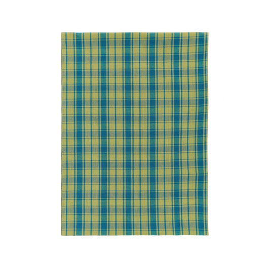 Land & Shore Green Check Table Runner