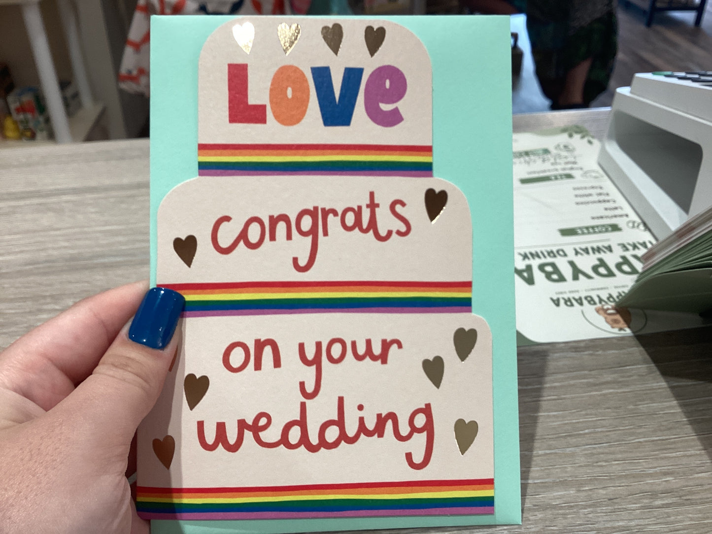 Love congrats on your wedding