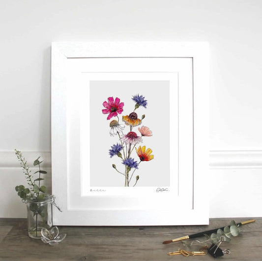 Toasted Crumpet Belle Floral Fine Art Print – 10 x 12”