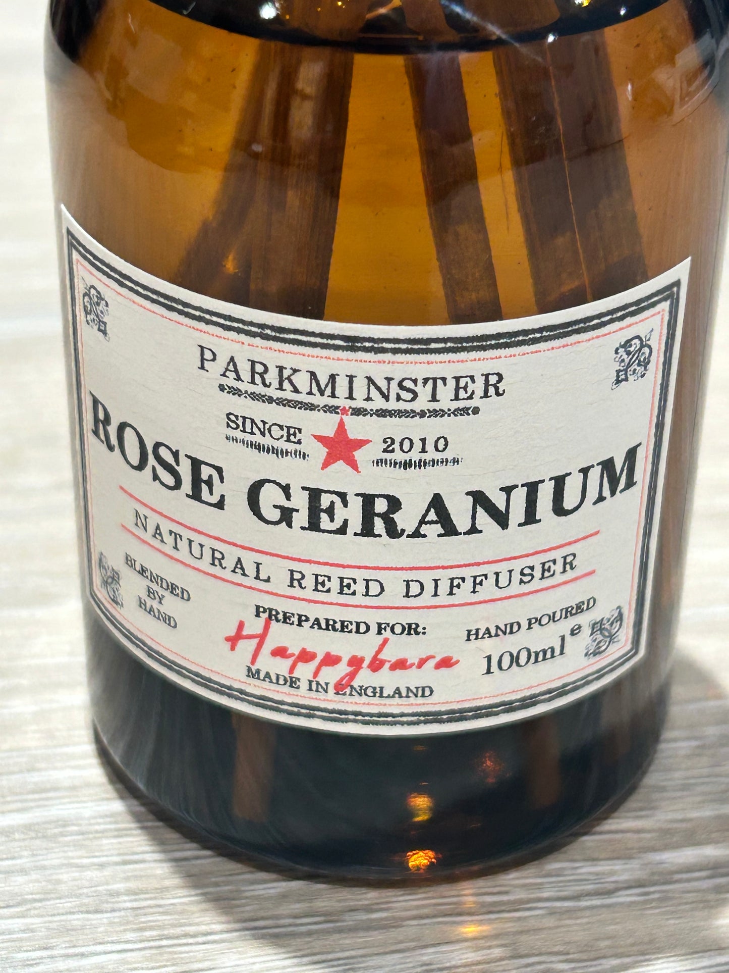 Parkminster Room Diffuser- Rose & Getanium