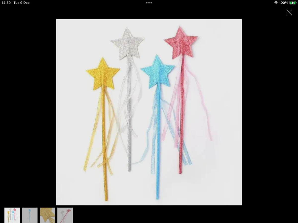 Glitter Star Wand