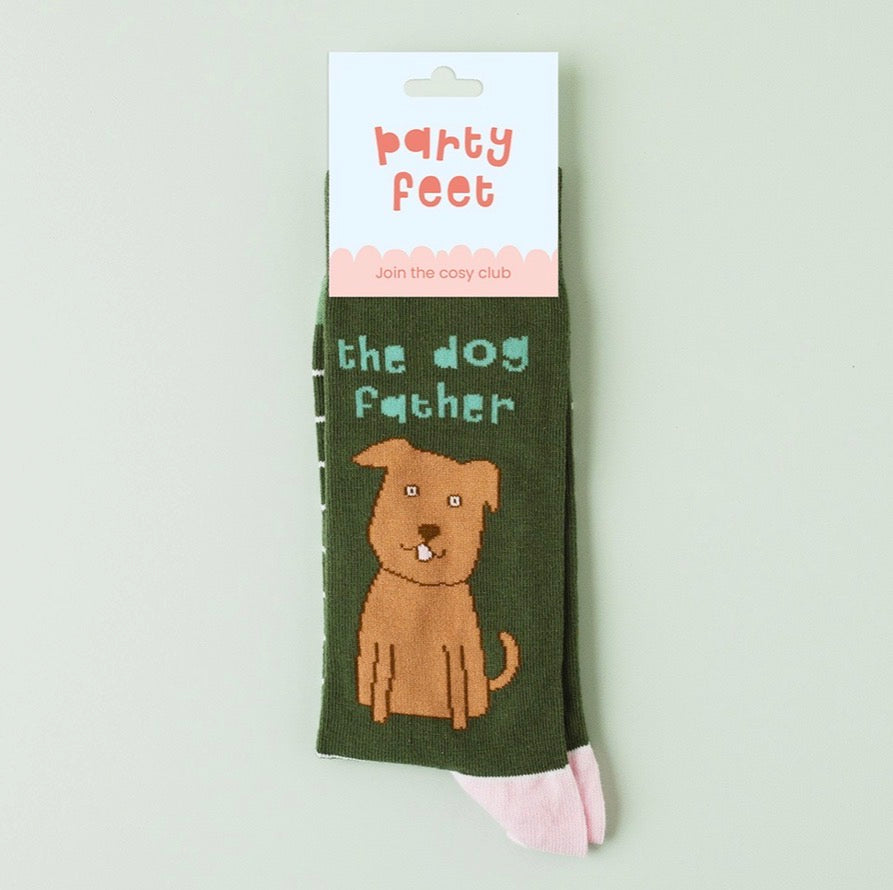 Men’s Fun Socks - the dog father - UK 7-12