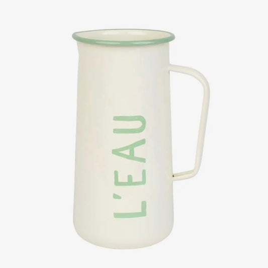 Enamel Water Jug - rustic design