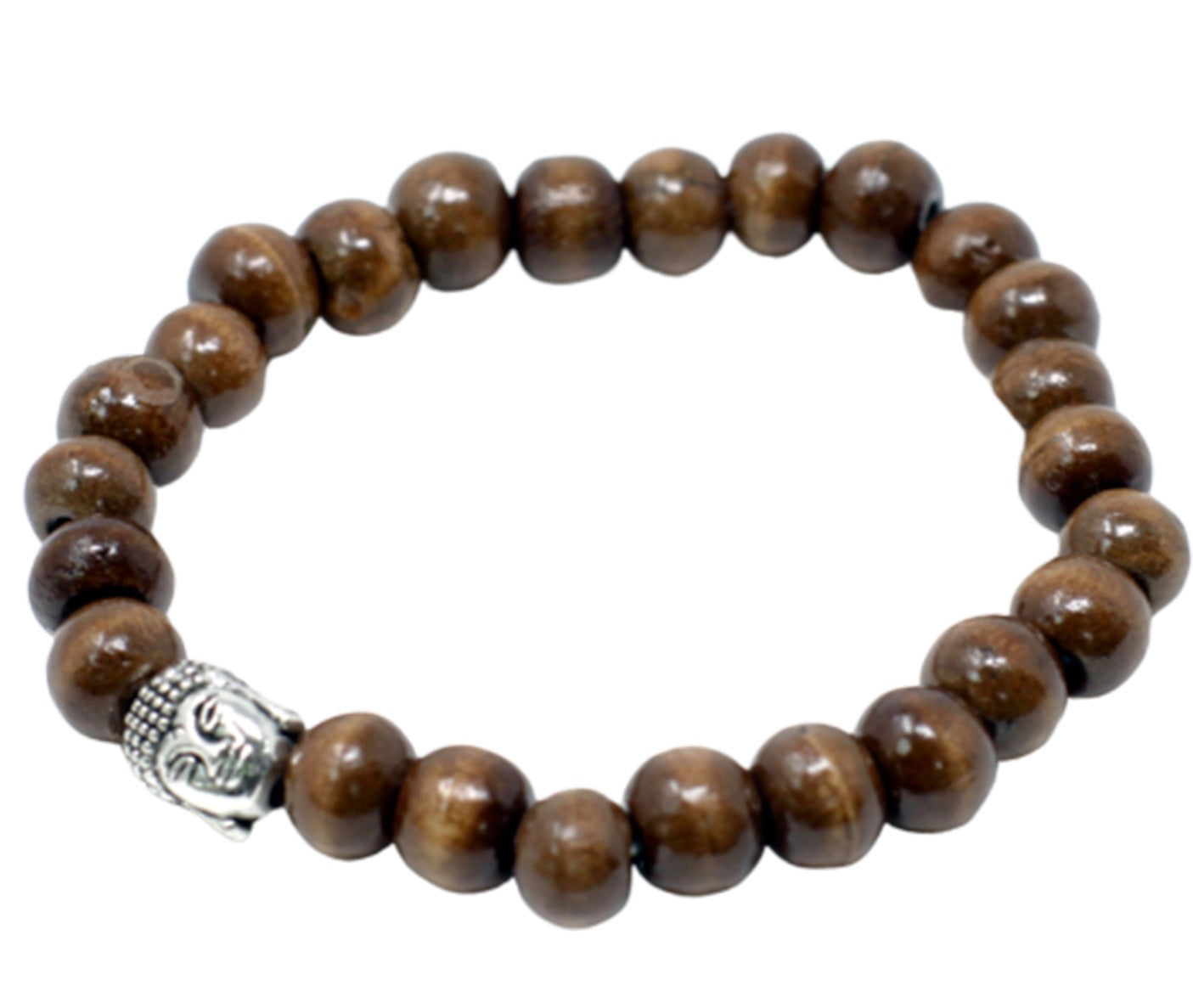 Mens Beaded Stretch Bracelet