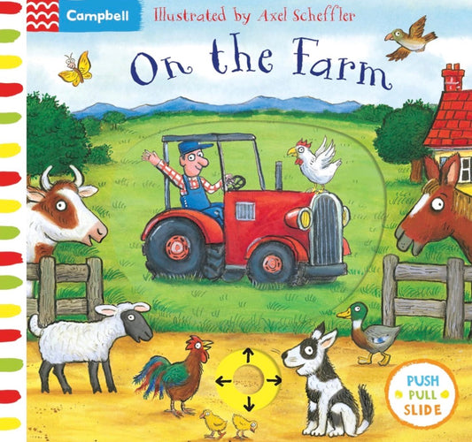 On The Farm - Push, Pull, Slide Book