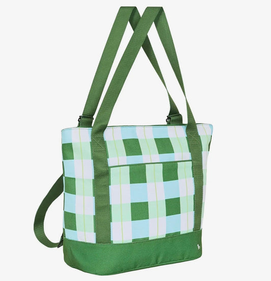 Dock & Bay Green Check Cool Bag