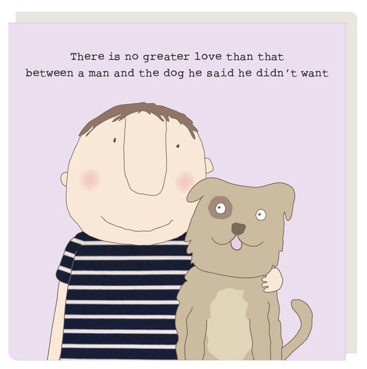 Man and dog by Rosie made a thing