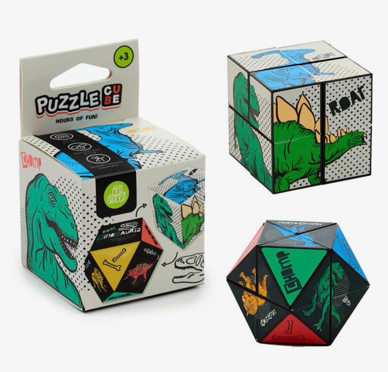 Dinosaur Puzzle Cube Toy