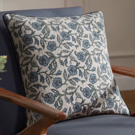 Delphine Blue Cushion Cover