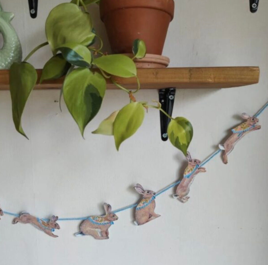 Easter Bunny Paper Garland - Beth Goodwin