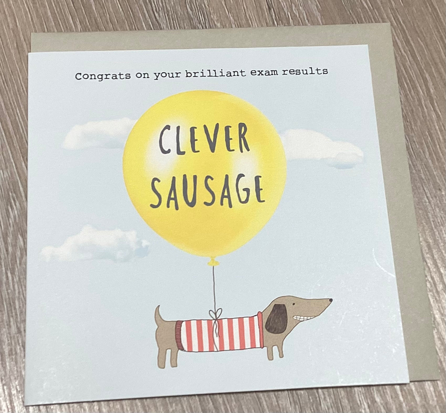 Clever Sausage - Congratulations card