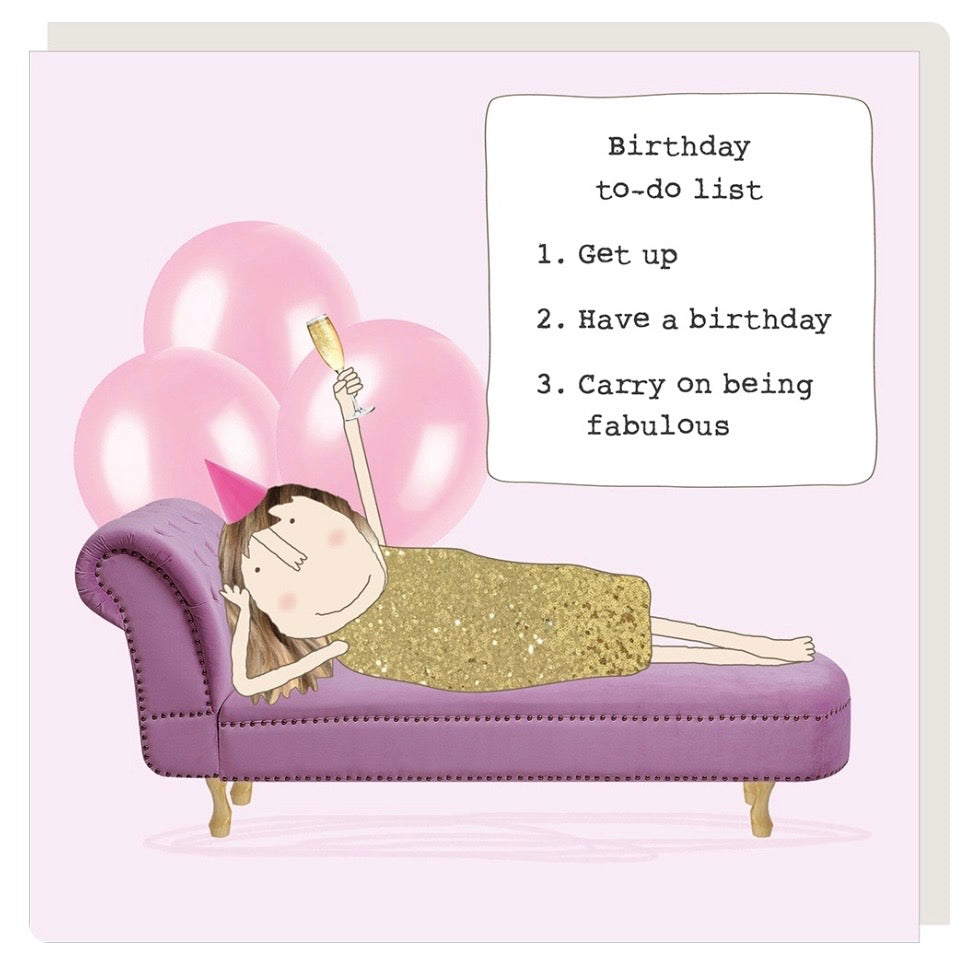 Bday to do by Rosie made a thing