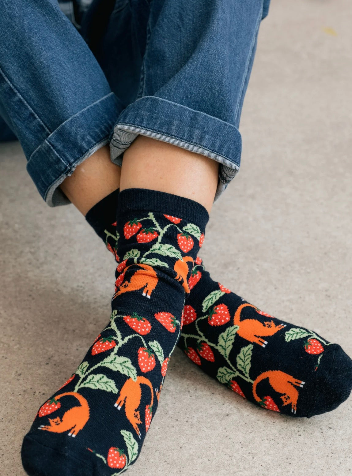Bamboo Sock & Keyring Gift Box