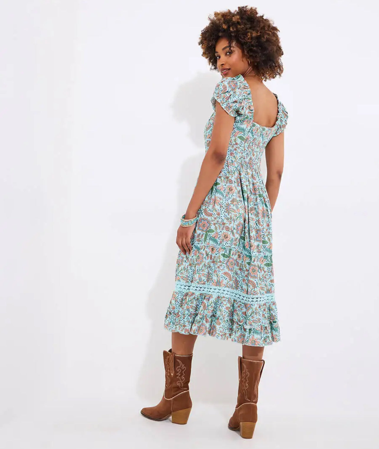 Tilly Printed Dress - Summer Boho Style