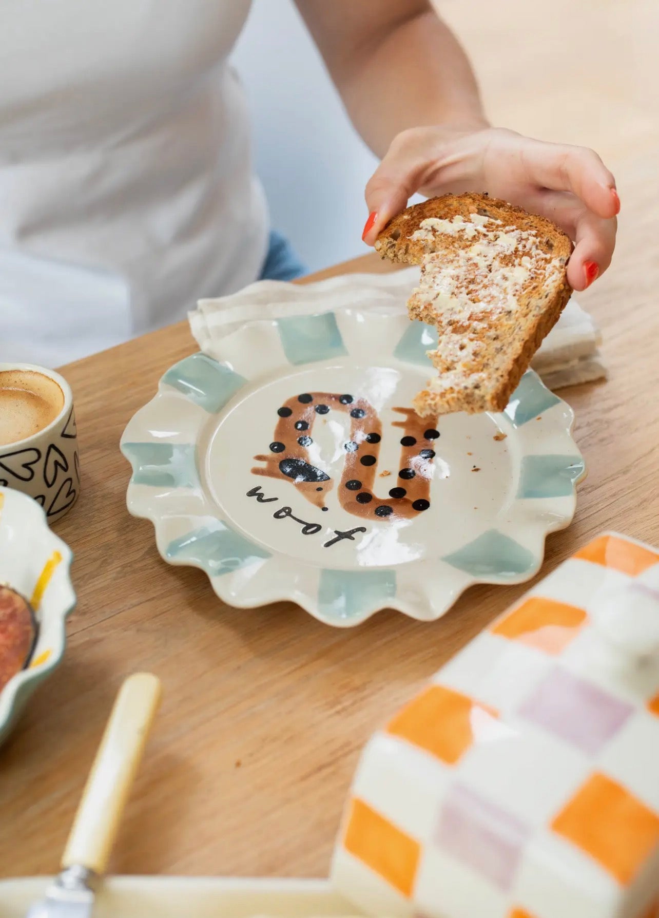 Sausage Dog Plate - Caroline Gardner 20cm