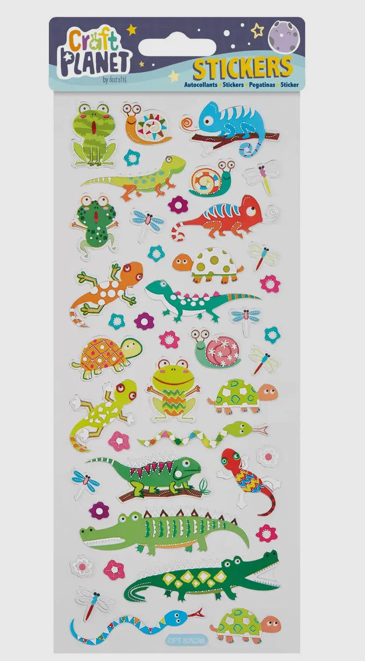 Croc & Lizard stickers