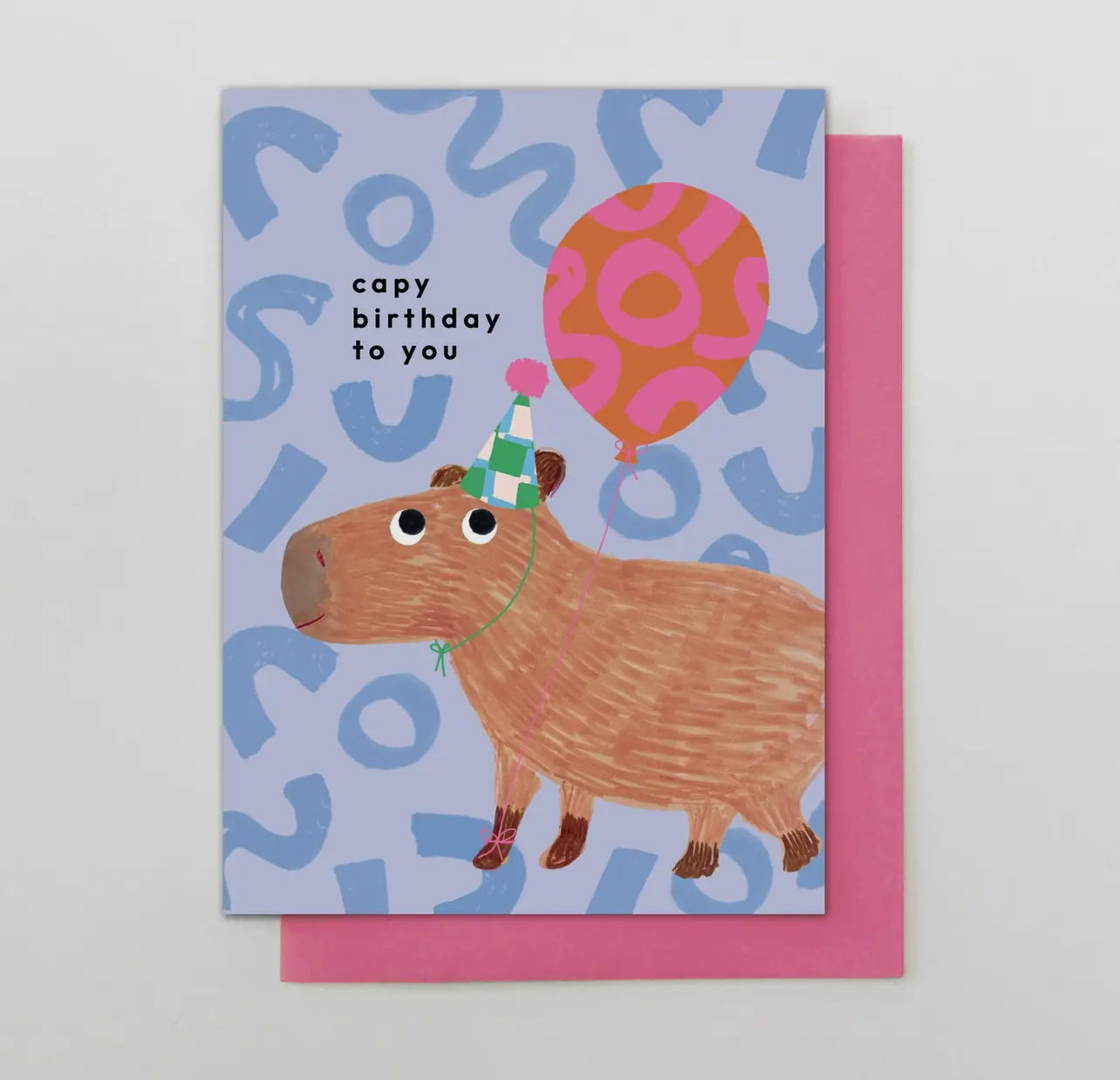 Capybara Birthday Card