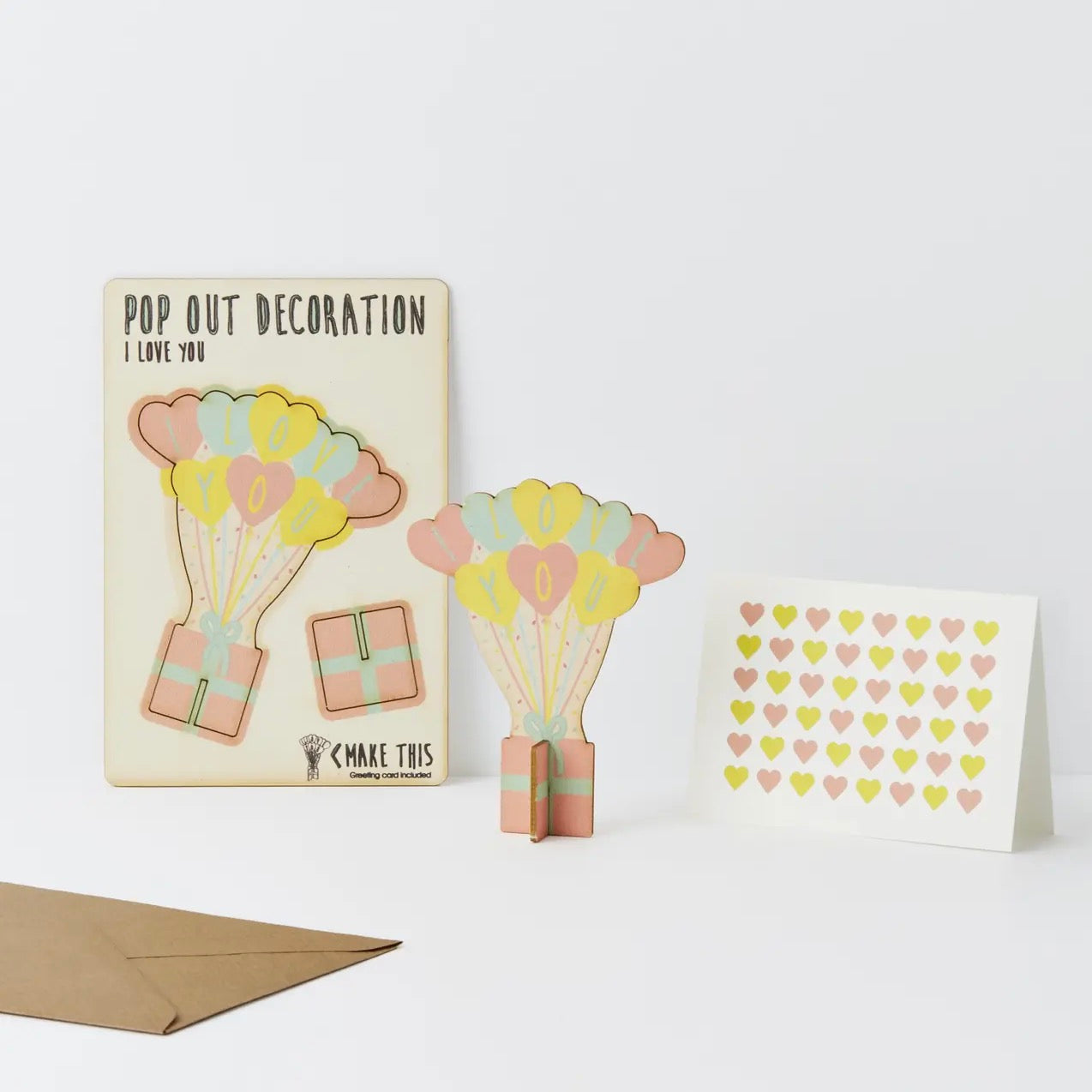 I Love You Pop Out Card