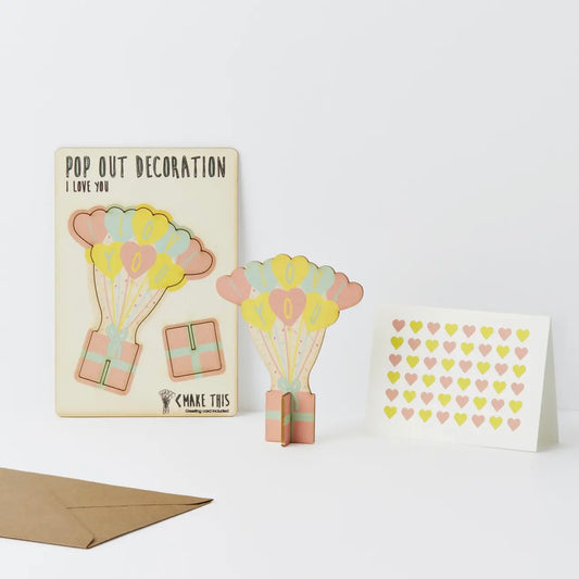 I Love You Pop Out Card