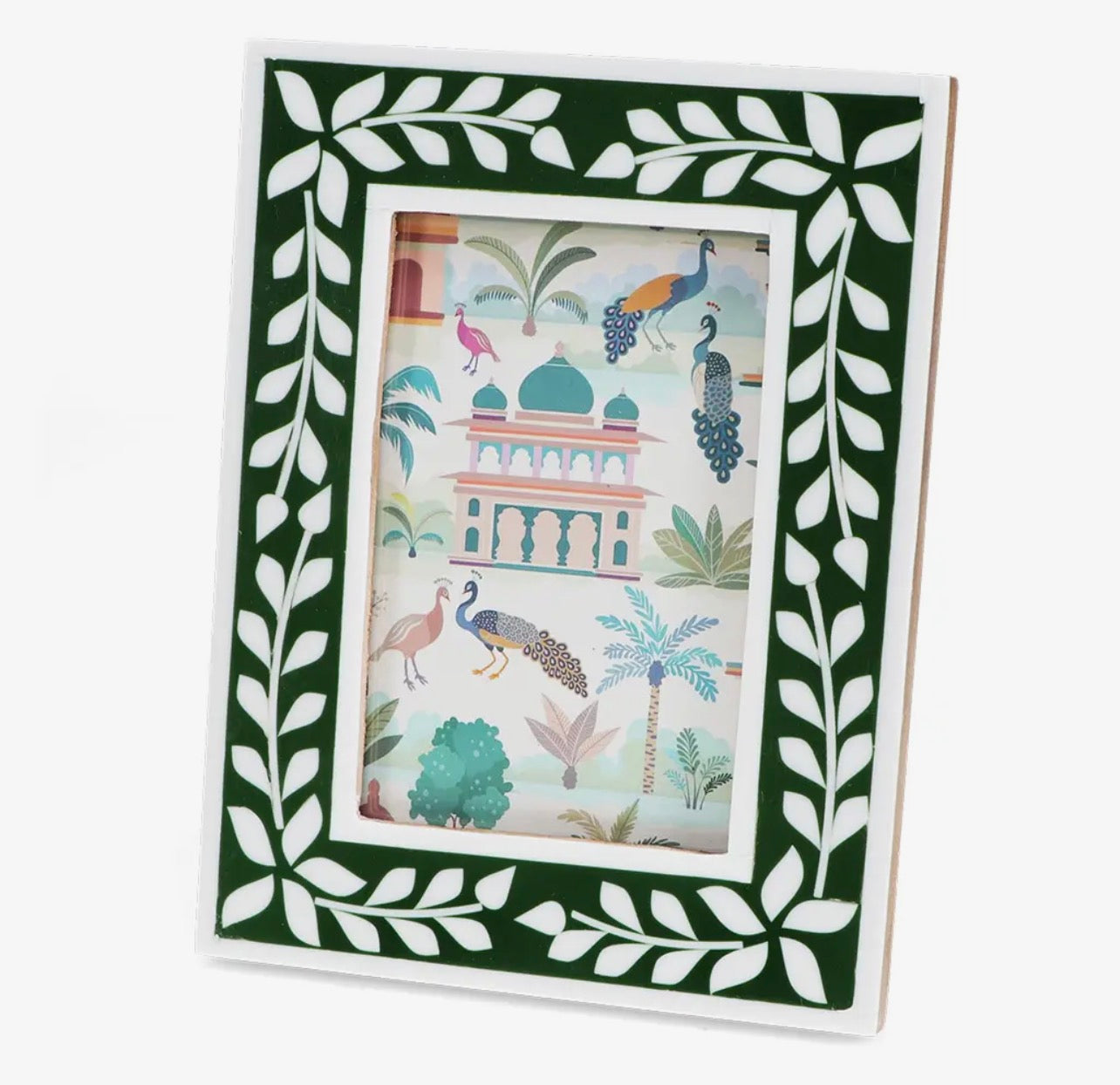 Green Mosaic Photo Frame - 4 x6 print size