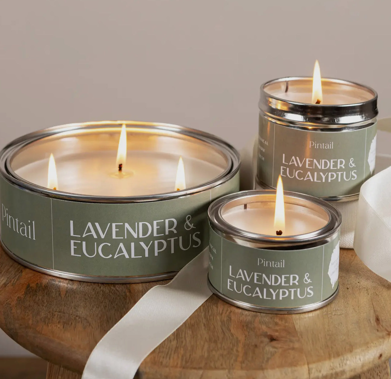 Lavender & Eucalyptus Tin Candle